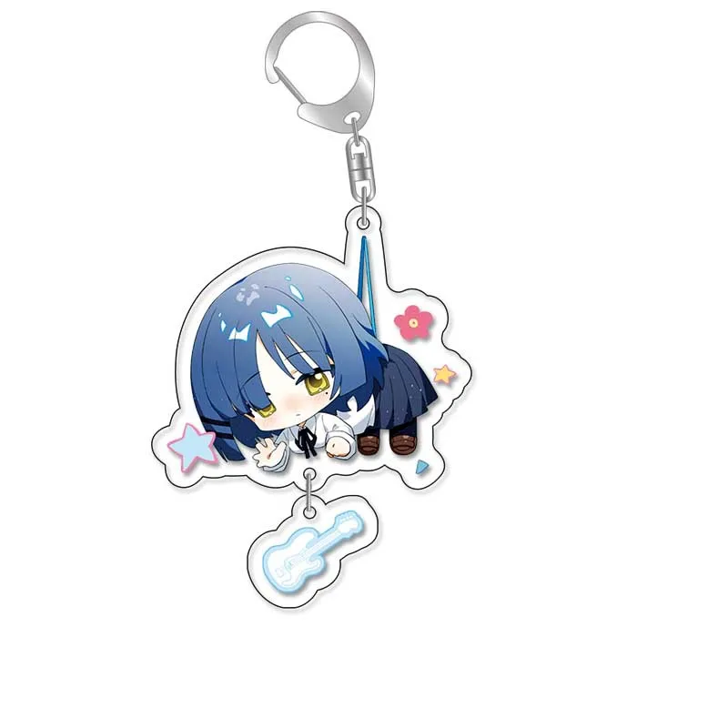 Anime BOCCHI THE ROCK! Keychain Yamada Ryo Hitori Gotoh Kita Ikuyo Acrylic Pendant Keyring