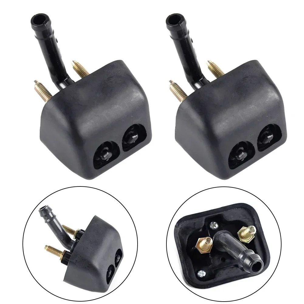 1 Pair Headlight Lamp Washer Nozzle Jet Fit For Pajero Montero V73-V77 Left & Right Plastic Car Front Windshield Washer