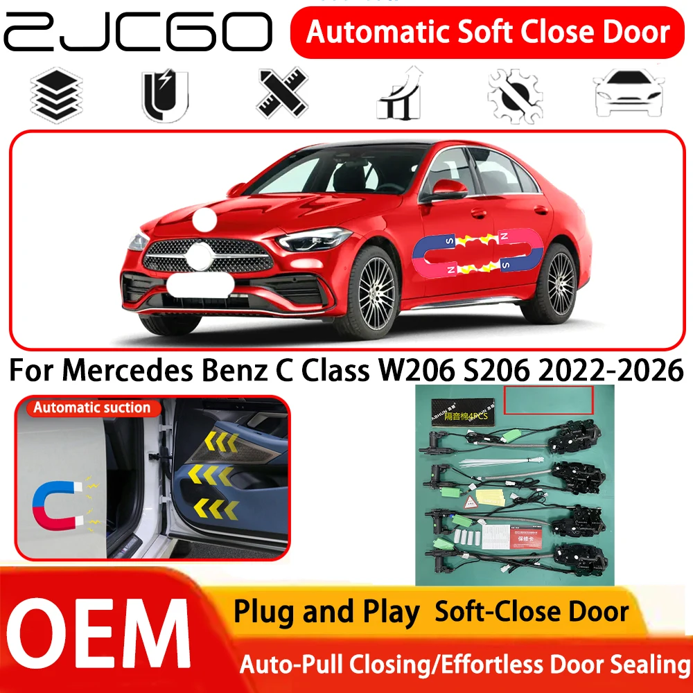 

for Mercedes Benz C Class W206 S206 2022-2026 Car OEM Plug and Play Automatic Electric Soft Close Door Comfort Closing System