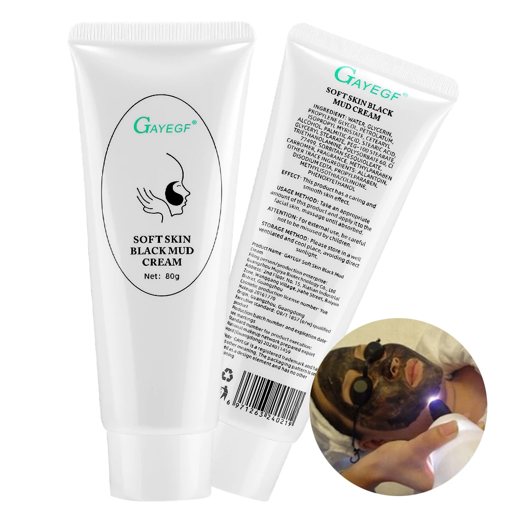 80 ml Black Mud Carbon Gel Black Face Toner für Laser Active Nano Toner Carbon Laser Whitening Hautverjüngung Tiefenreinigung