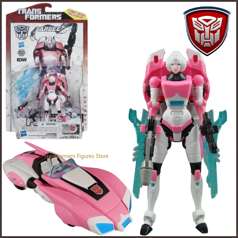 

In Stock Hasbro Transformers G Series 30th Anniversary D Class Arcee Action Figure Anime Movable Robot Model Collectible Gifts