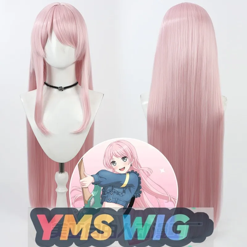 

【YMS WIG】BanG Dream Chihaya Anon Cosplay Wig Pink Scalp Style Loose