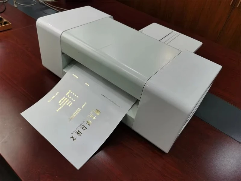 Printing Machine Foil Stamping Printer Resolution Hot Stamping Machine Width 25cm LY 400C 200DPI Digital Ribbon Foil Press
