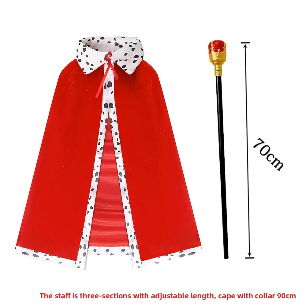 زي الملك للهالوين للبالغين، عباءة الأمير والأميرة، زي تنكري للمهرجانات والحفلات التنكرية، زي الأمير والأميرة ليوم الطفل