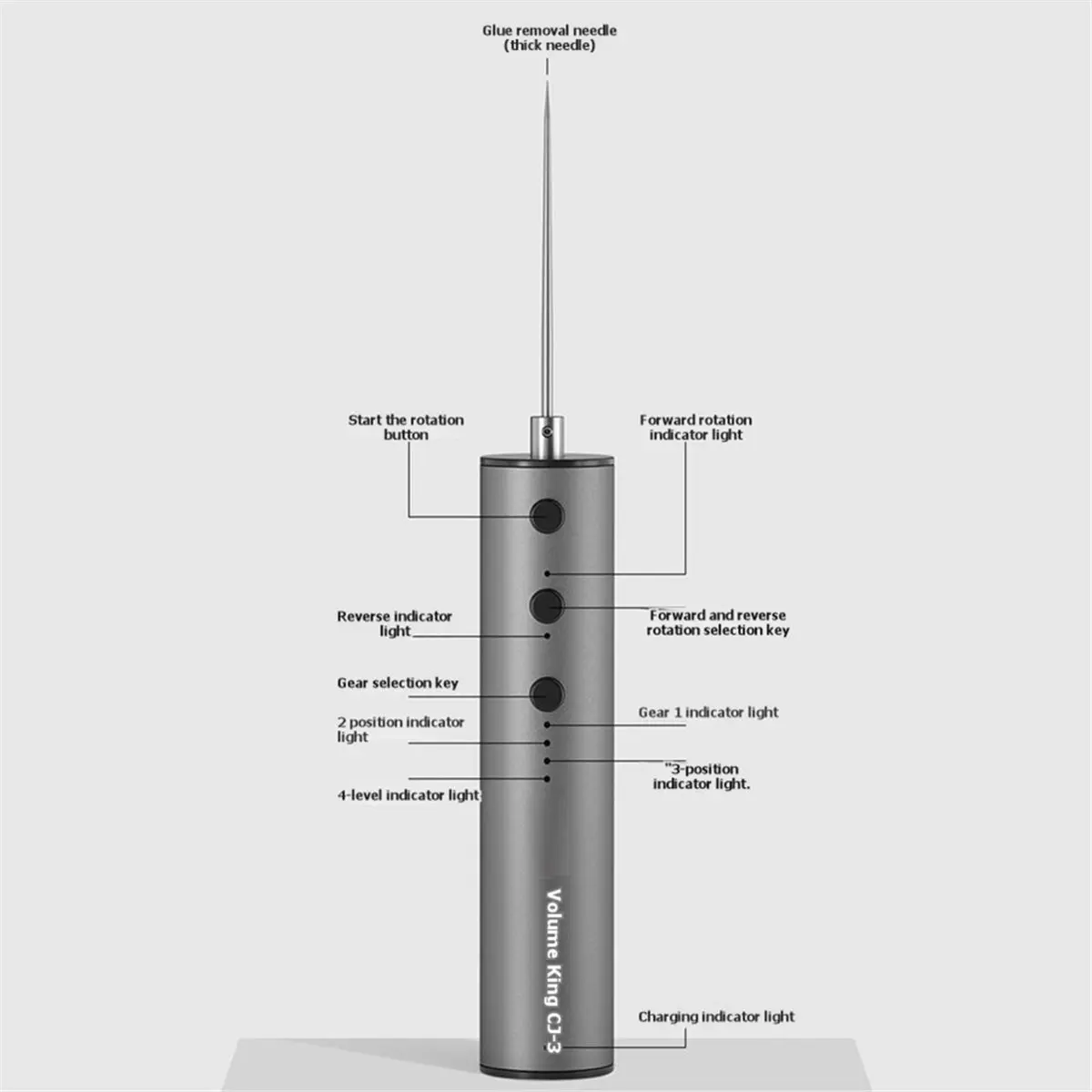 2026 NEW CJ-3 Electric OCA Glue Remover 4-Speed Adjustable Mobile Phone LCD Screen Separator Tool Easy Safe Glue Removal
