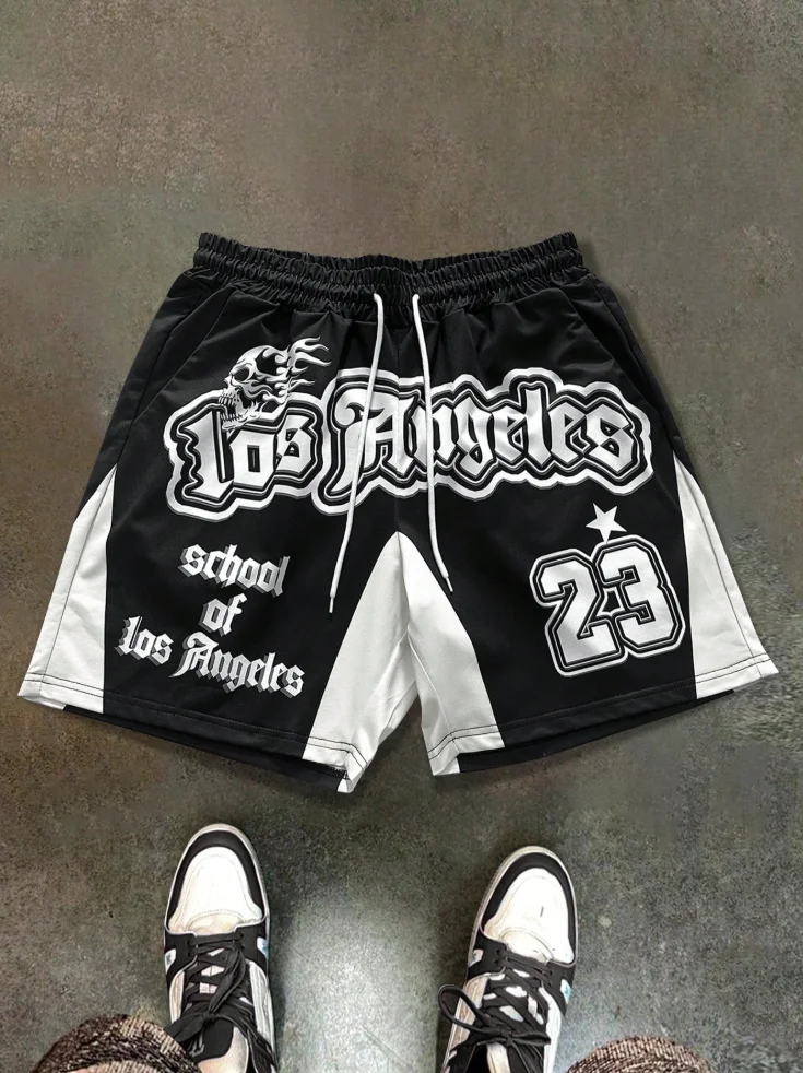 

Летние популярные шорты с 3D принтом, быстросохнущие, впитывающие пот, спортивные шорты для пляжного отдыха, новинка 2025 года, модные уличные мото