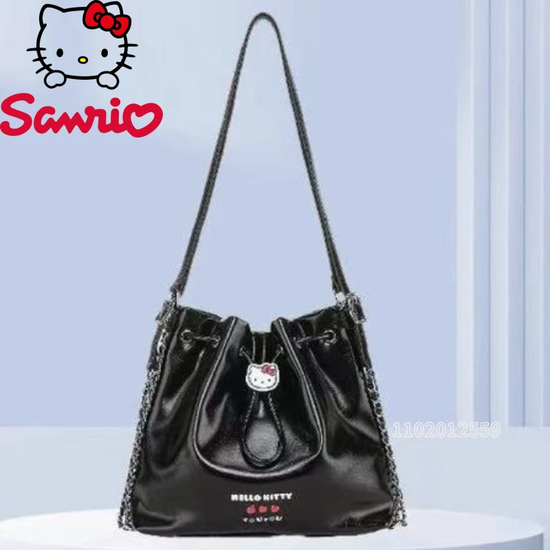 

Hello Kitty New Women's Bag Cartoon Fashion Women's Shoulder Bag Large Capacity High Quality Women's Shoulder Messenger Bag