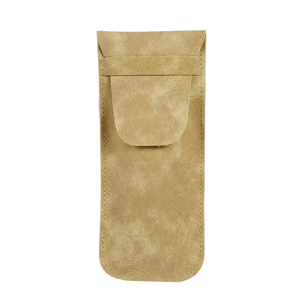 

Small Rectangle PU Leather Glasses Bag Covered Soft Sunglasses Bag Solid Color Velvet Lining Eyeglasses Holder Jewelry Packing