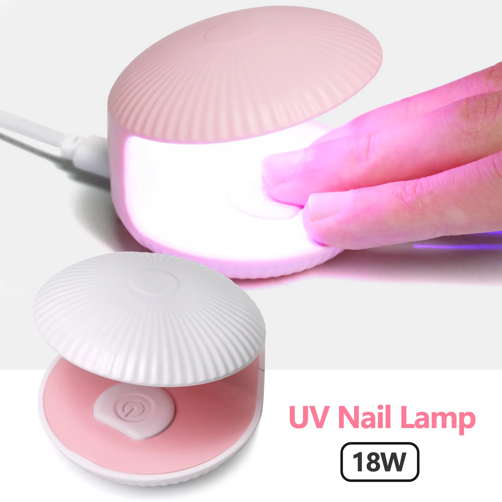 LULAA Mini Shell Uv Led Lamp Uv Light For Gel Nails Salon Equipment Cabin Uv Led Nail Gel Polish Drying Lamp Cured Dryer