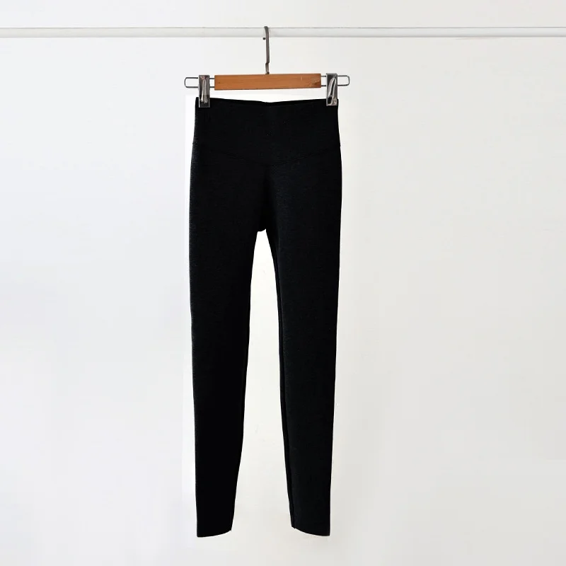 High Waist ey Yoga Pants Women's Autumn New Sle Slimming  Pants Long Trousers Comfortable Cotton Stretch Fabric