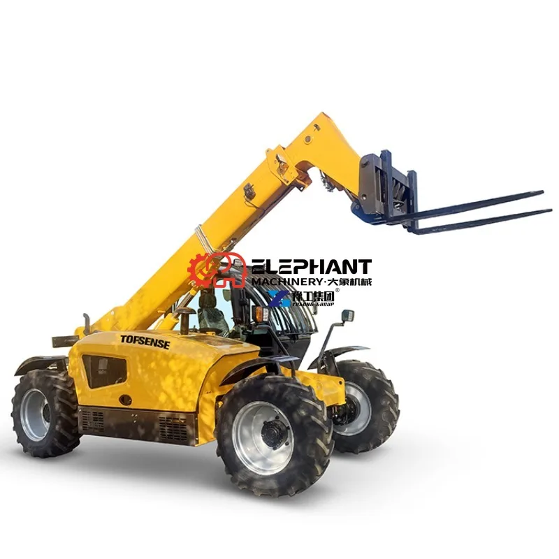 3ton - 6ton Chinese Mini Telescopic Boom Handler Loader Boom Lifter Telehandler Small Telehandler Telescopic Handler Forklift