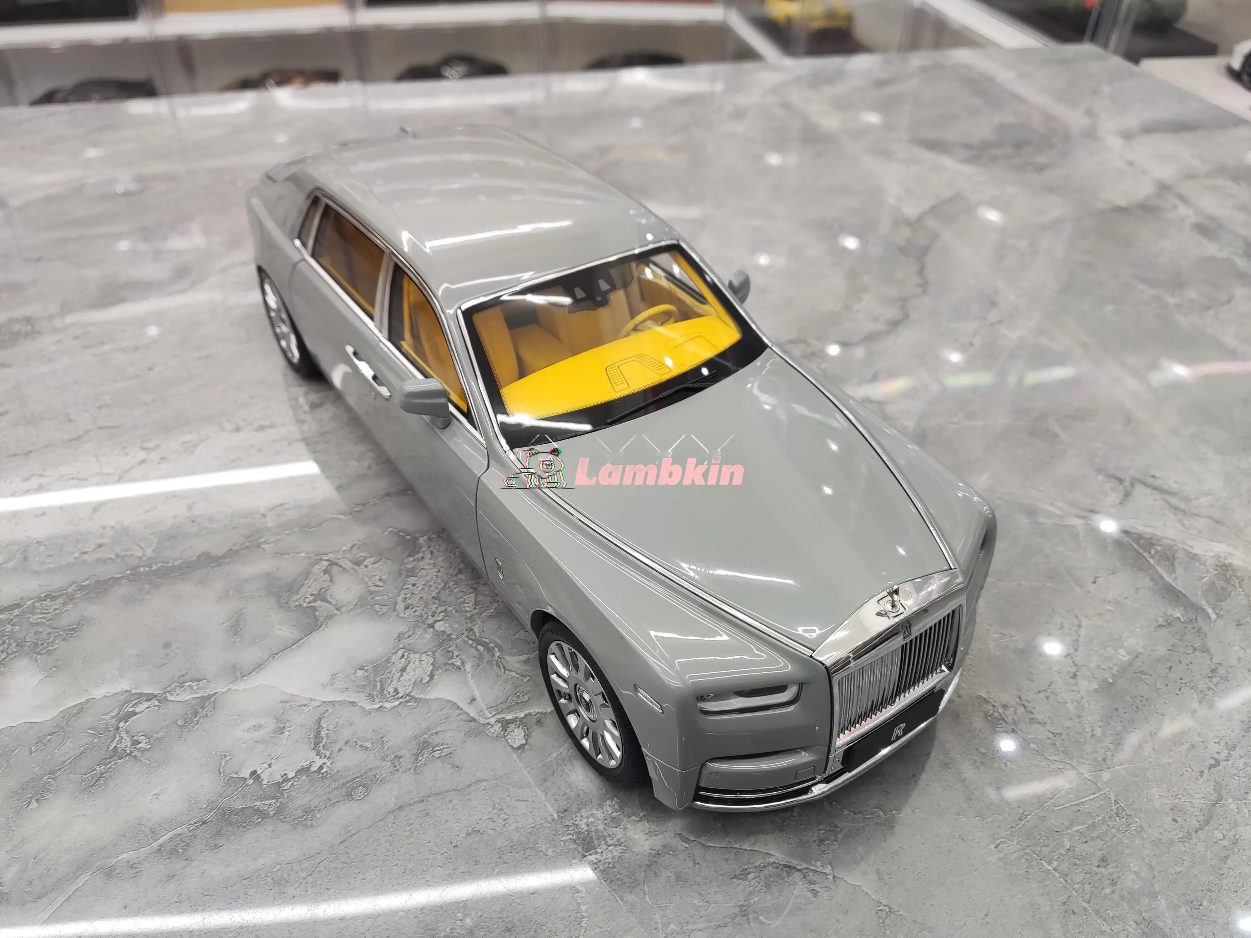 Original 1:18 For Rolls-Royce 2023 New Phantom VIII Extended Edition Simulation Alloy Metal Car Model Collection