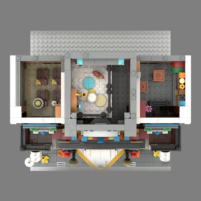 2635 قطعة MOC سينما البديل بناء نادي الجاز وحدات Streetscape نموذج اللبنات البناء هدايا عيد الميلاد لعب الاطفال