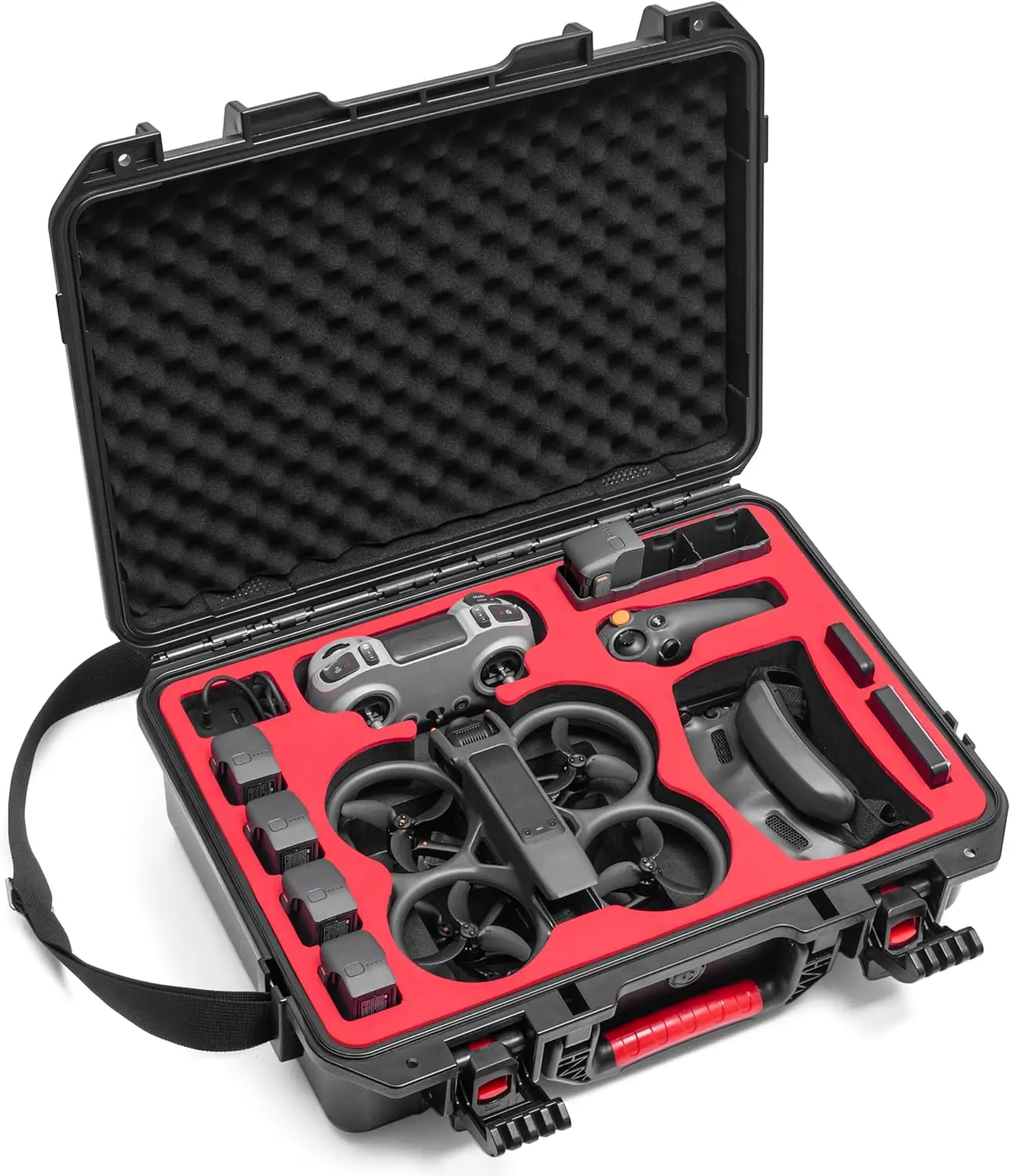 Водонепроницаемый жесткий кейс для DJI Avata 2 Fly More Combo с очками Goggles 3 (НЕ для Goggles N3), пультом FPV
