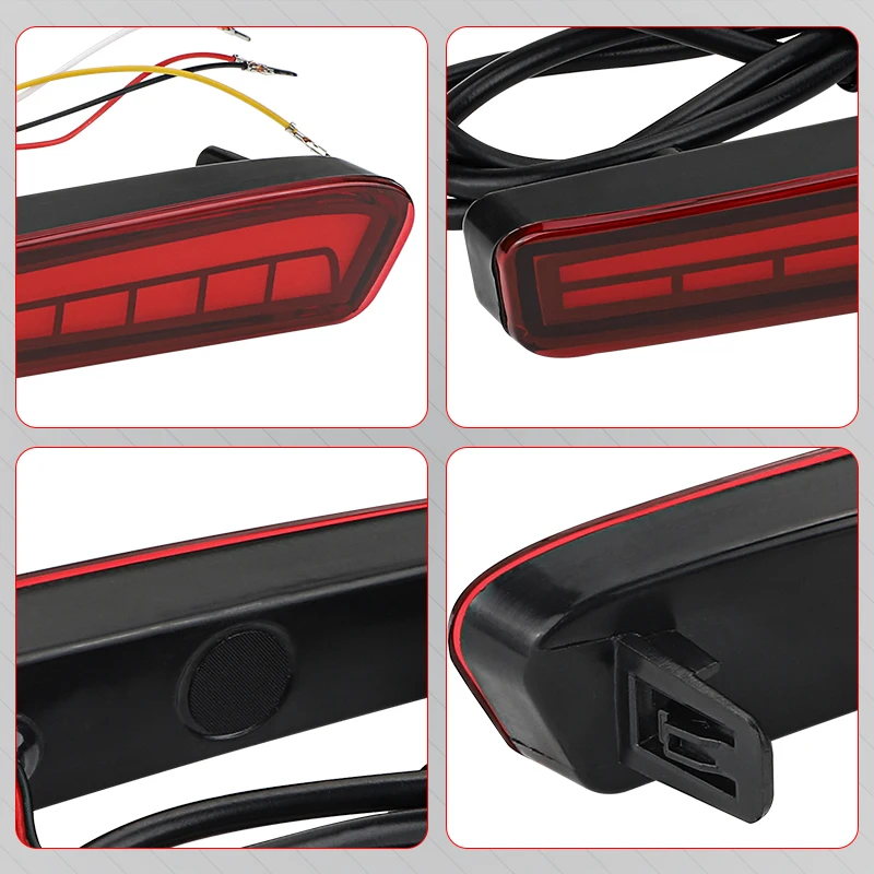 المصد الخلفي LED عاكس أضواء الفرامل الخلفية القيادة أضواء الضباب الديناميكي بدوره إشارة وقف مصباح لتويوتا كورولا سيدان 2020 2021