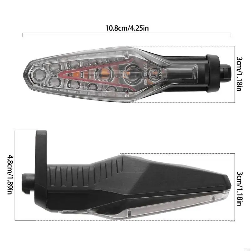

77HF Waterproof LED Indicators Turn Rear Brake Tail Light Flashing Lamp for R1250GS R1300 Modern Look and Long Lasting