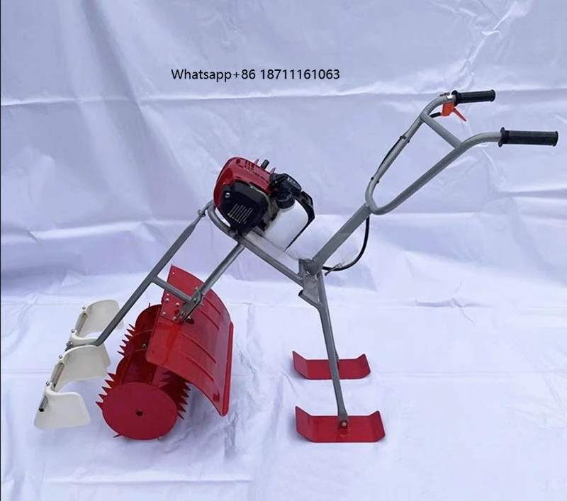 Portable 12 3 Row Paddy Weeder Small Rice Field Weeding Tool