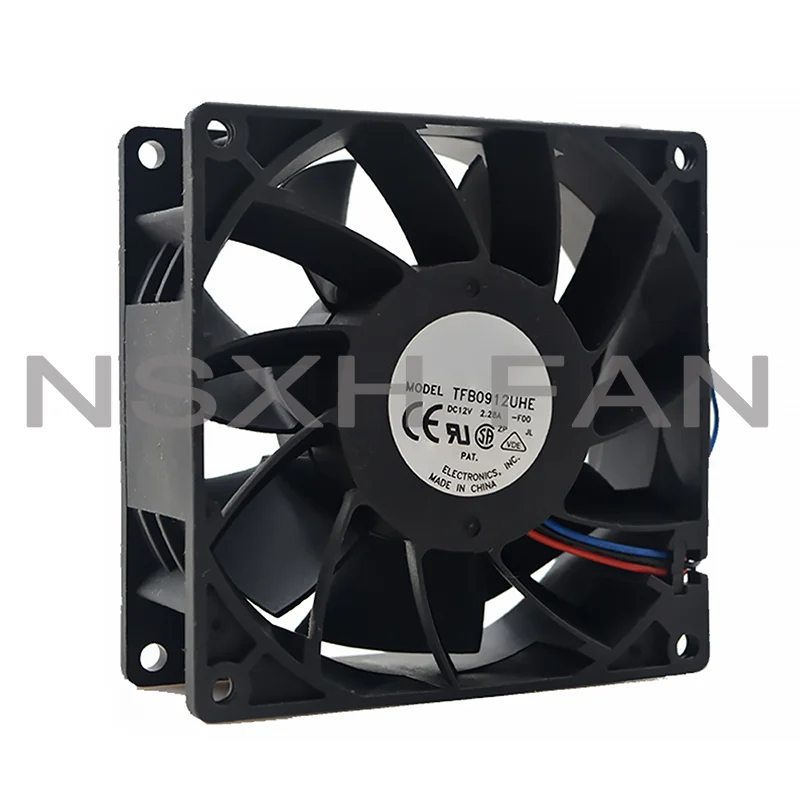 Original TFB0912UHE 9CM 92*92*38mm 12V 2.28A Cooling Fan Server Car Modification Violent Cooling Fan