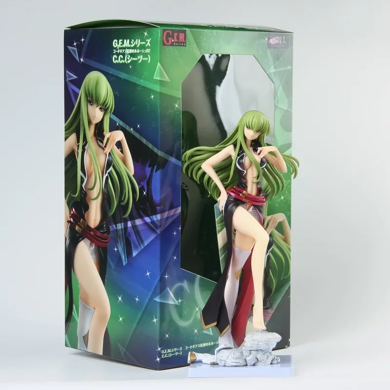 In Stock Megahouse G.E.M. Remix CODE GEASS C.C. New Original Anime Figure Model Toys for Boys Action Figures Collection Doll PVC