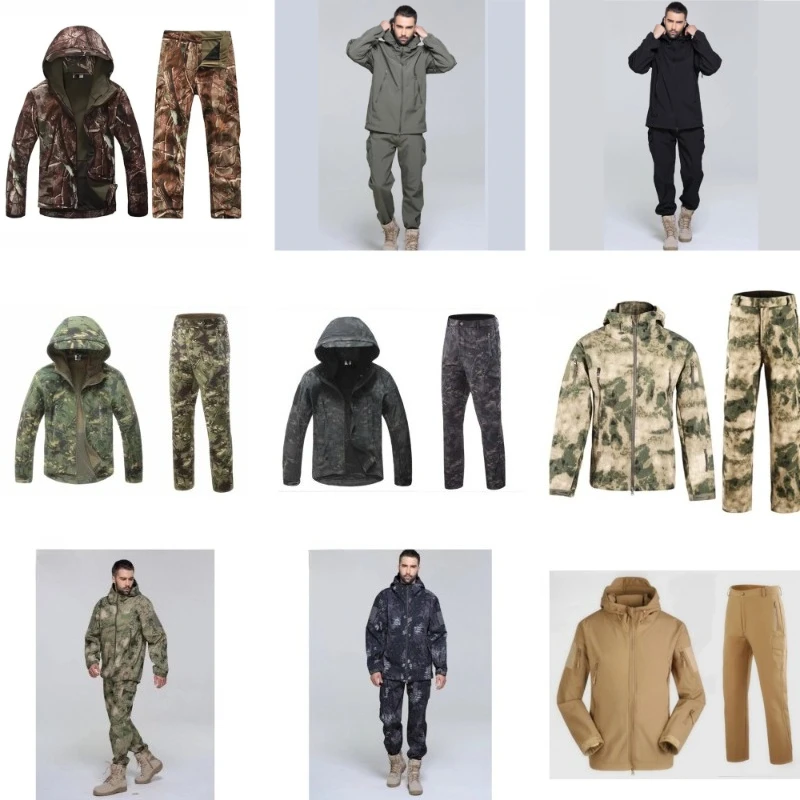 vetements-de-camouflage-silencieux-a-coque-souple-veste-tactique-pantalon-impermeable-polaire-chaud-chasse-randonnee-peche-manteau-a-capuche