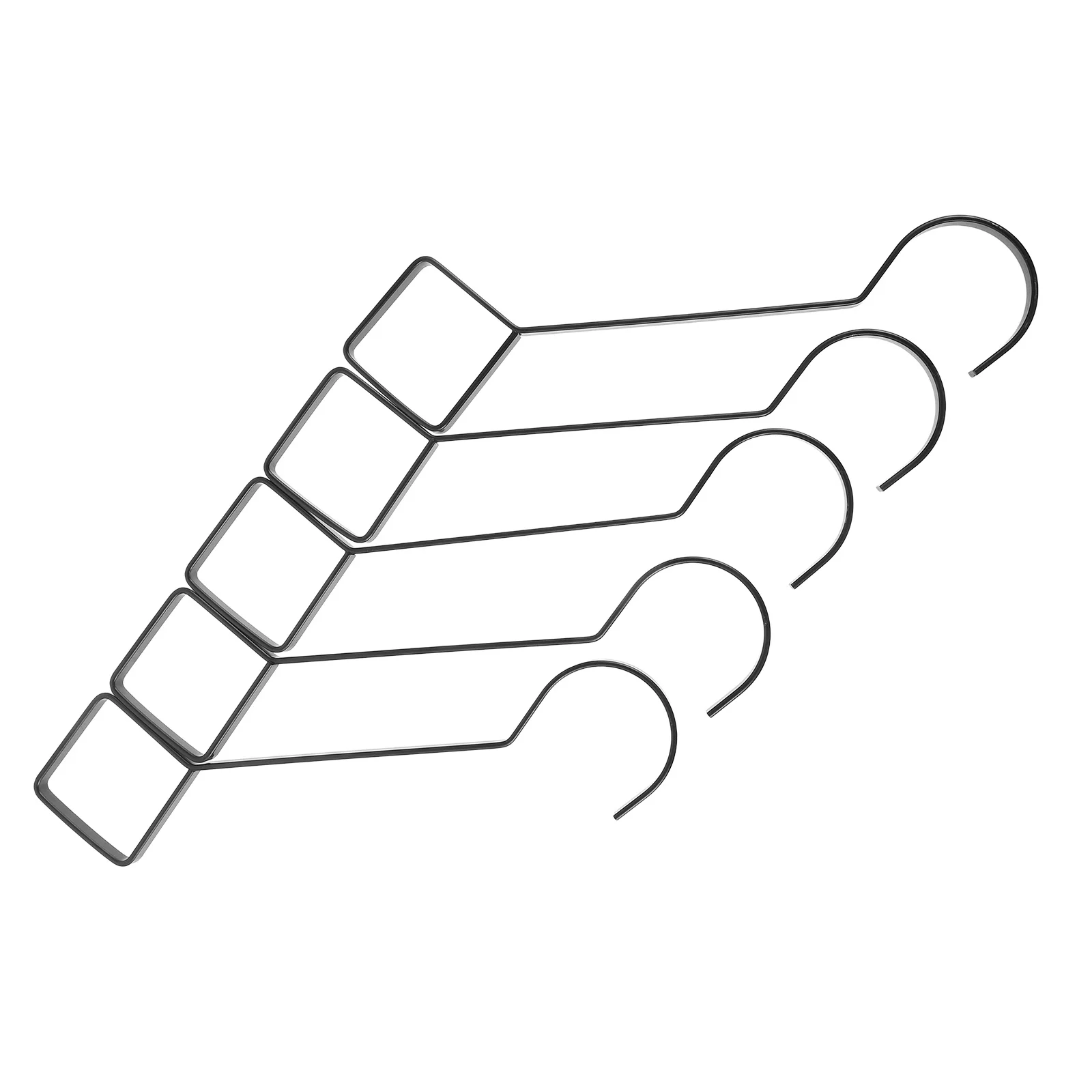 

5Pcs Heavy Duty Metal Clothes Hooks Extended Purse Hangers Bag Holders Closet Rod Hooks for Home Organization Clothes Hook