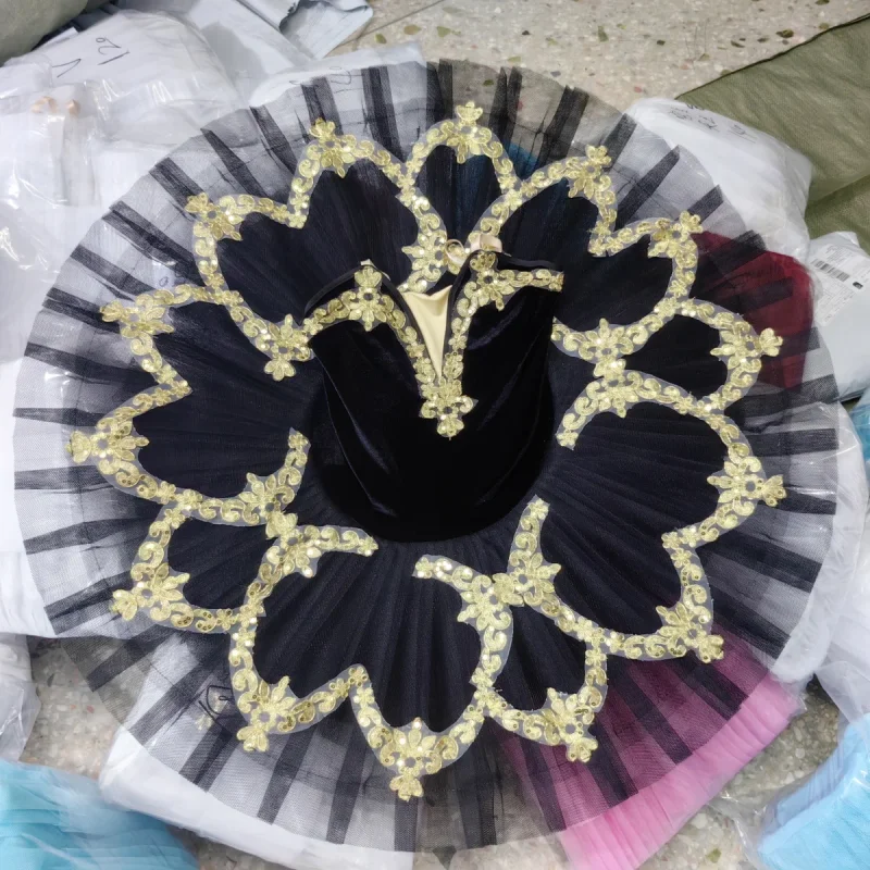 Gonna tutù di balletto rosso Top in velluto Costumi professionali di danza del ventre Costumi bianchi del lago dei cigni Abbigliamento da spettacolo