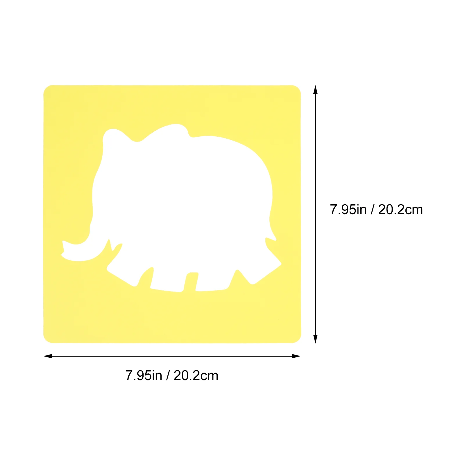 Twelve Pieces Animal Stencils Cartoon Pattern Creation Drawing Paper Art Supplies Reusable Templates Durable Stencils For