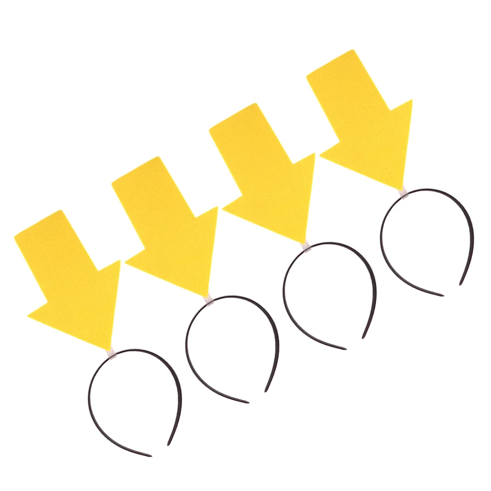 

4 Pcs Arrow Headband Halloween Holiday Headbands Cupid Women Carnival Hair Prop Cloth Through The Woman Creative
