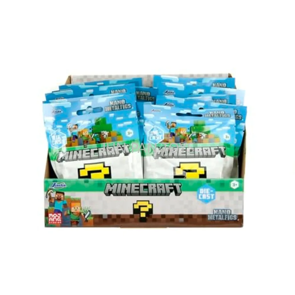 Jada Toys Minecraft Nano Wave 5 – Lot De 20 Figurines Die-Cast 4 Cm – Sous Licence Officielle – Dès 3 Ans