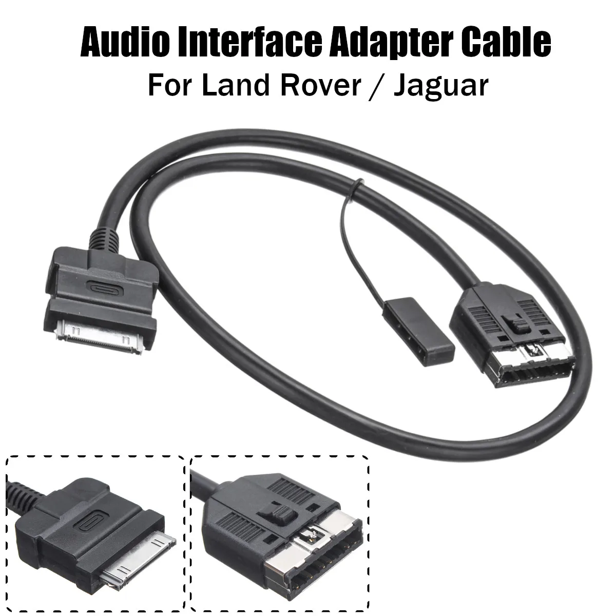 Interface Aux Auxiliary Audio Input Cable Adapter For Land Rover/Range Rover/Jaguar For iPhone/iPod/iPAD