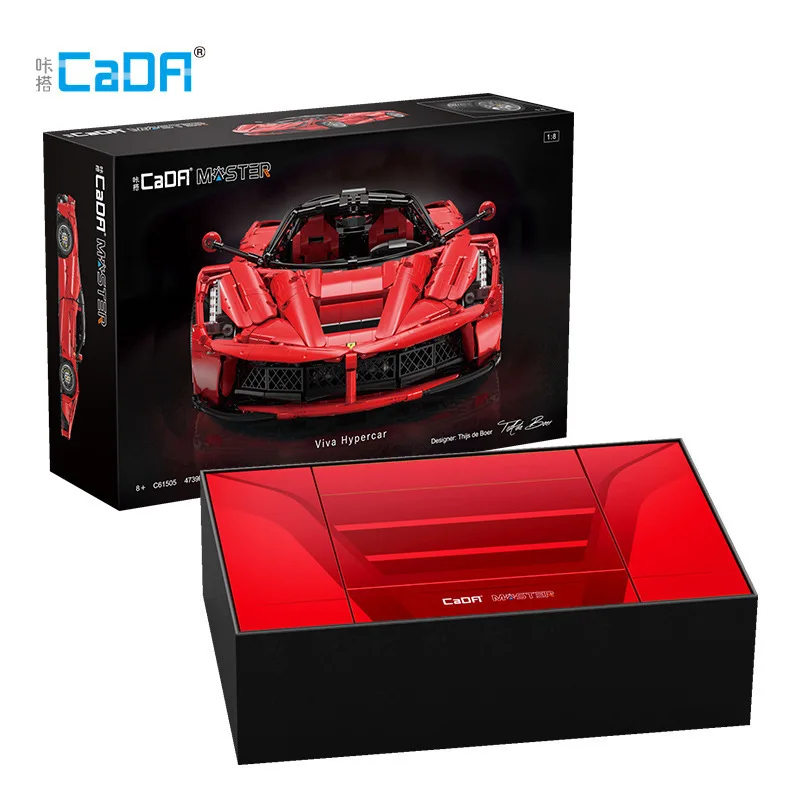 Cada 4739PCS Technische Stad Racewagen Hypercar Model Bouwstenen Sportwagen Voertuig Bakstenen Speelgoed Kinderen Kids Geschenken