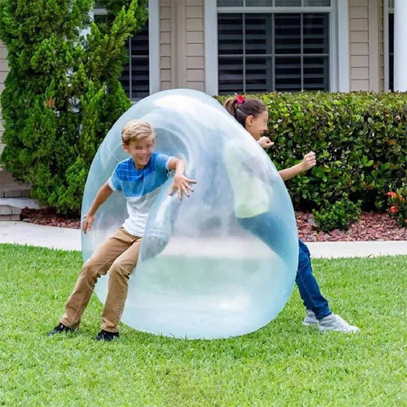 50CM Children's Outdoor Soft Inflatable Water-filled Bubble Ball Toys Party Games Toy Fun Reusable Water Balloons