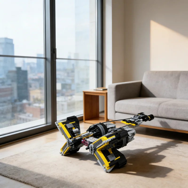 

698 деталей MOC Sebulba S Podracer Racer Revenge Star Battle: Модель-конструктор, креативный подарок, декор для демонстрации, сборная модель премиум-класса