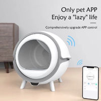 Self-cleaning Cat Litter Box Automatic Smart APP Remote Control Closed Cat Litter Box Large UV Deodorization Pet Clean Supplies