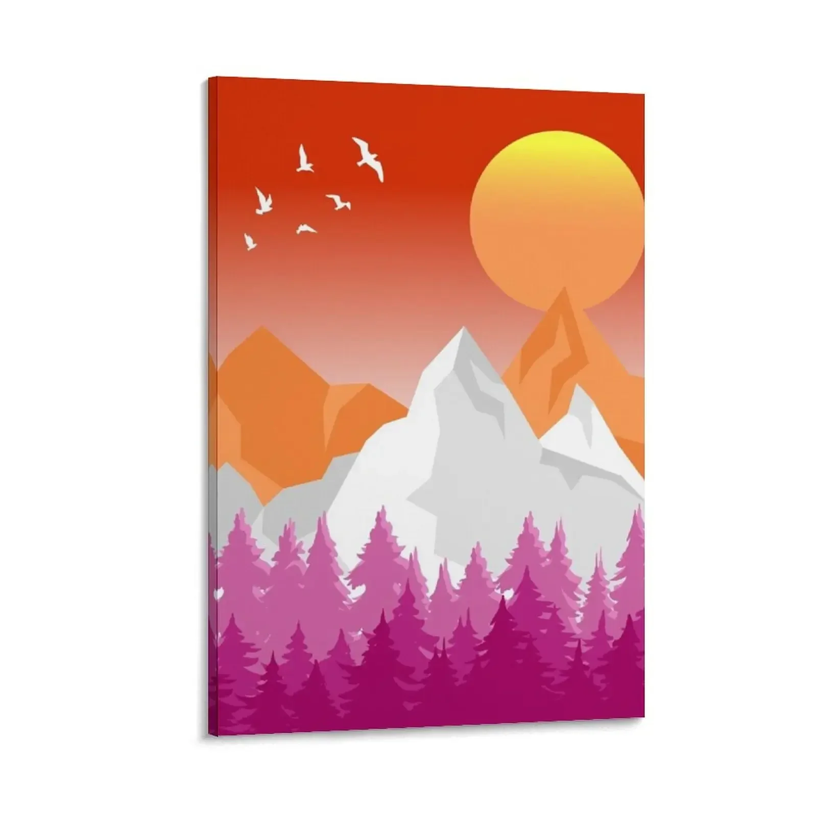 

Lesbian Art Landscape Canvas Painting anime decor decoration for the room