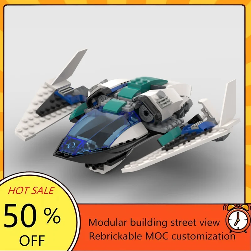 

140PCS Popular Space War Movie Model MOC Building Bricks Spaceship Modular Technology Gifts Holiday Assemble Children Toy Suit