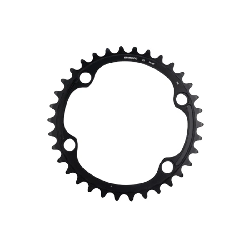 SHIMANO Chainring R9200 34T 36T 50T 52T Black Single Disc Double Disc 12Speed