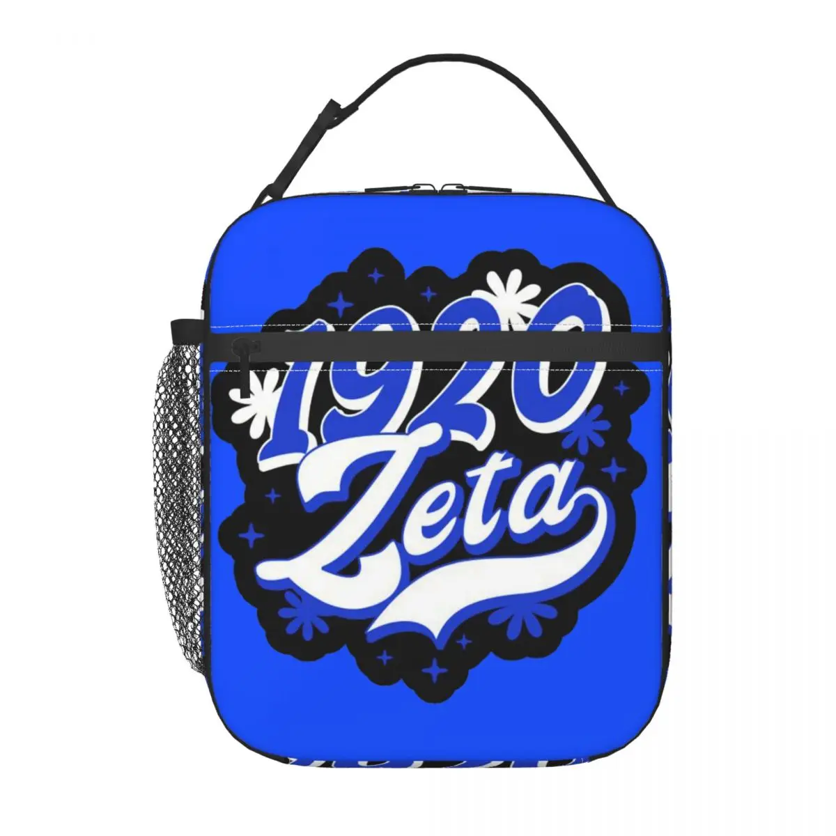 

Custom Zeta Phi Beta Sorority Logo Insulated Lunch Bags for Work School Food Portable Cooler Thermal Bento Box Women Children