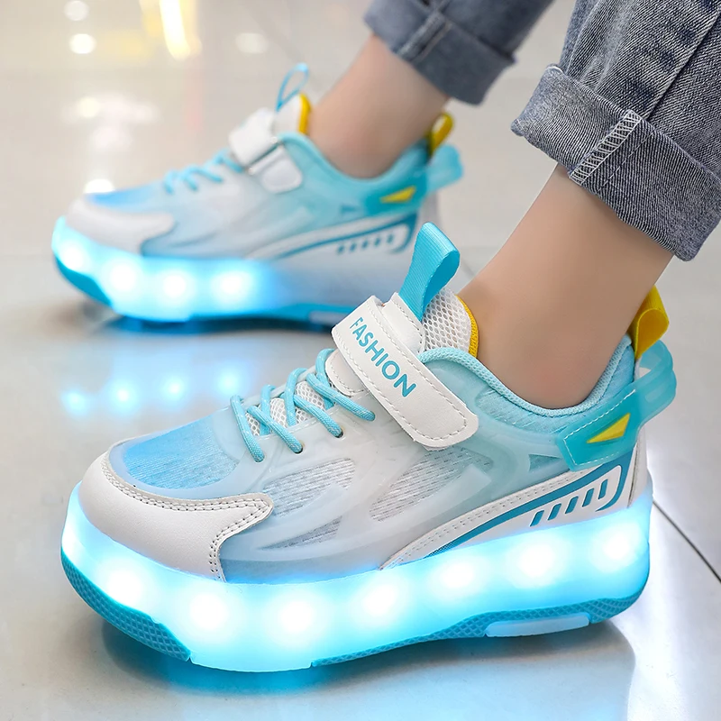 

Viral New Heelys (Детские): 4-колесные туфли для девочек, 2 колеса для мальчиков и студенческие трансформируемые роликовые туфли на колесиках