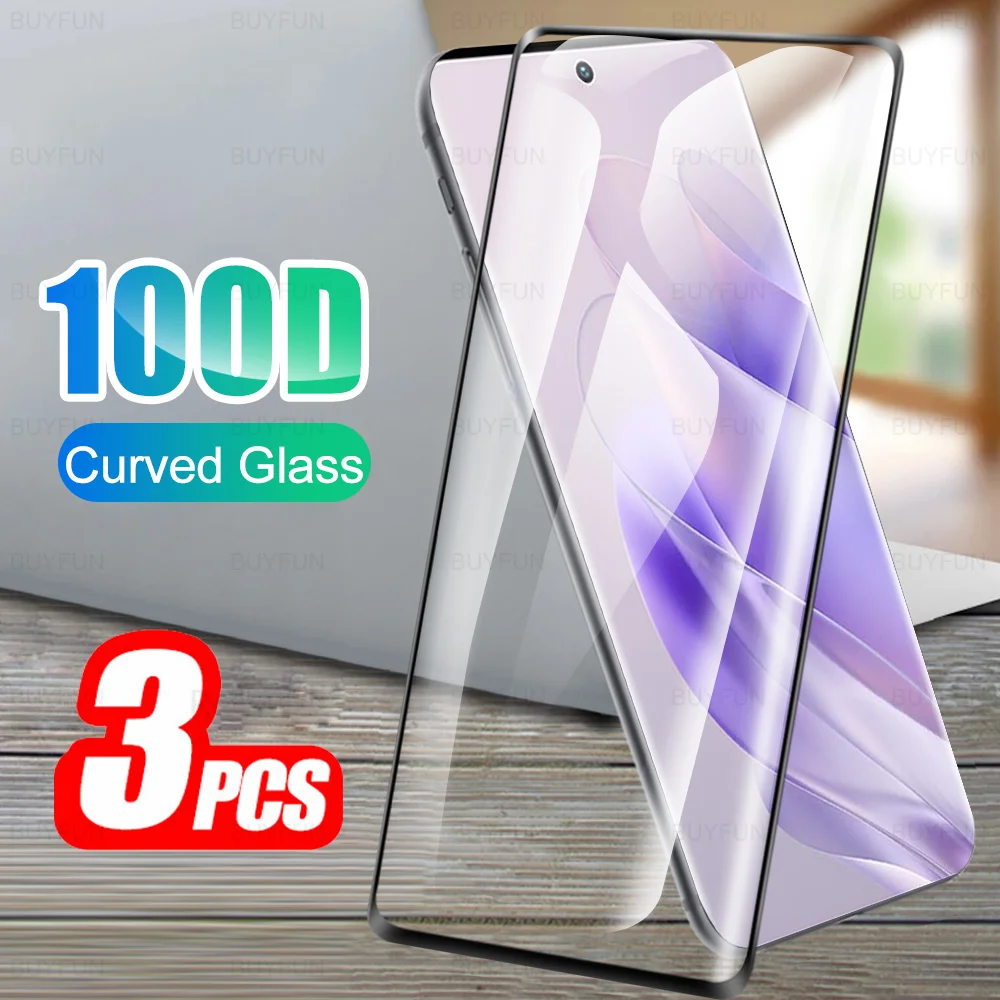 3Pcs Curved Glass Screen Protector For Infinix Zero 30 5G Full Cover Tempered Glas InfinixZero30 Zero30 4G 6.78inch 2023 9D Film