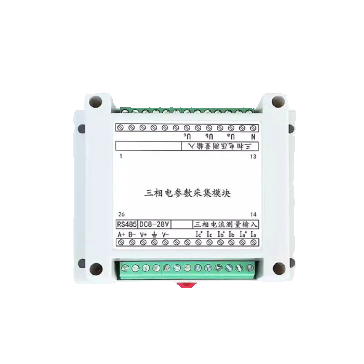 

Three Phase AC Current and Voltage Acquisition Module Power Measurement Transmitter Sensor RS485 Lora Transmission