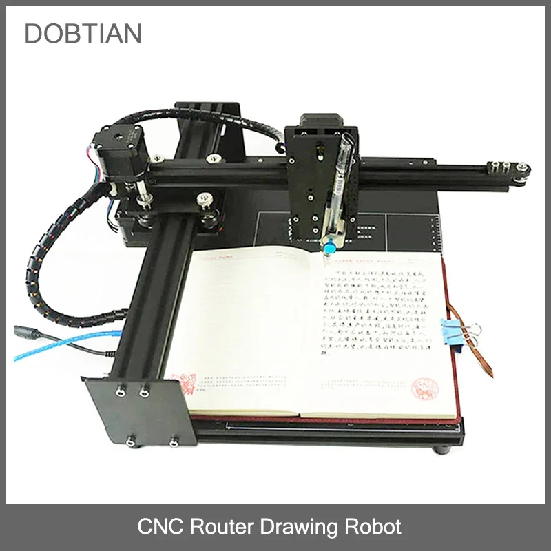 

CNC Router Drawing Robot Kit Writer XYZ Plotter iDraw Hand Writing Robot Kit Open Source for Maker/Geek, Working Area A4