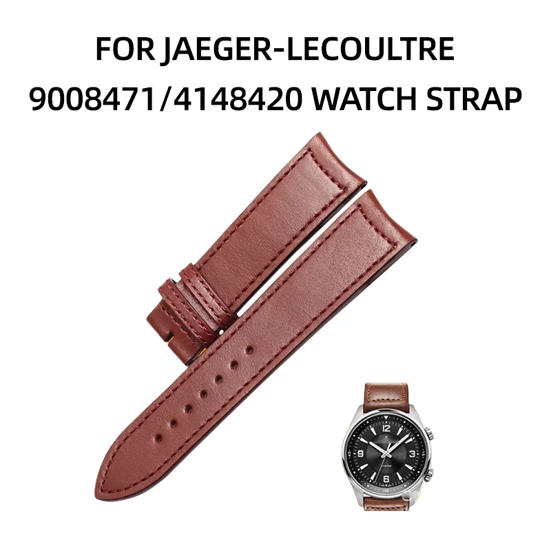 ДЛЯ JAEGER-LECOULTRE POLARIS 9008471 И MASTER 4148420 РЕМЕНЬ для часов из аЛИГАТОРА