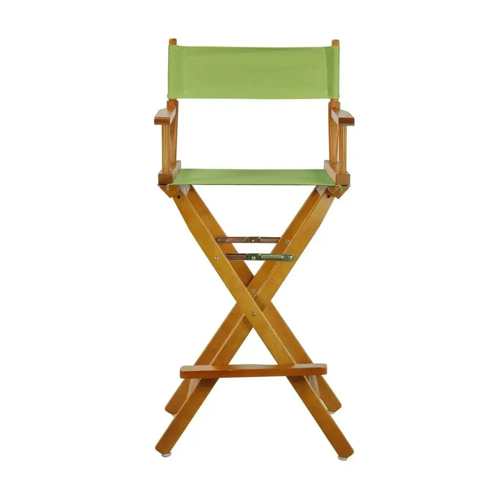 Wooden Director's Chair Foldable Portable Seat Home and Events