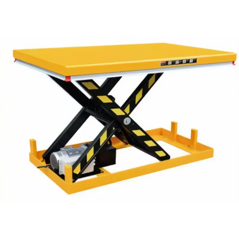 Electric hydraulic mobile automatic scissor type fixed lift table small car lift lifting platform
