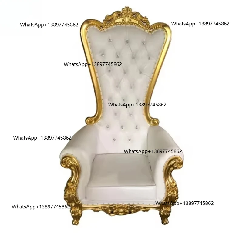 Peiqi مخصص فندق كرسي الملكي الراقية كرسي مطعمة الذهب إطار من الاستانلس ستيل كرسي فندق مأدبة الزفاف #1