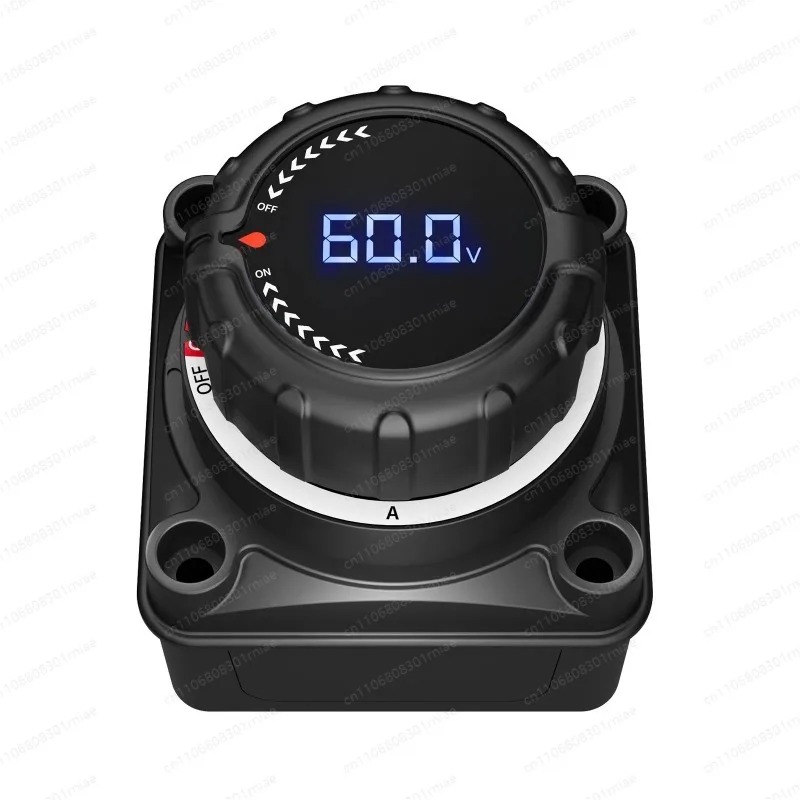 Arrival Upgrade Battery Disconnect Switch with Voltmeter for car and truck DC 5-60V Master Isolator Cut/Shut Off Switch