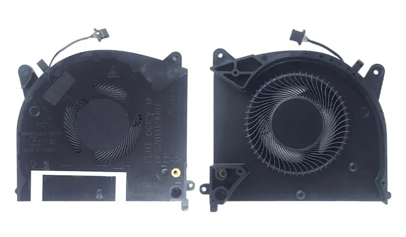 Imagem -03 - Ventilador de Refrigeração da Cpu para Dell Alienware M15 r2 N18e X9frw 0x9frw dc 12v 1.0a Dfsck324162a2p Flhu Dfs2013121h0t 5v 0.5aflht Novo