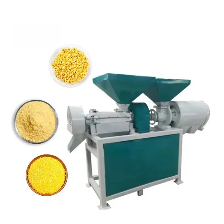 kq-Multi Purpose Corn Mill Machine Automatic Maize Corn Peeling and Threshing Machine Super Fine Corn Flour Milling Machine