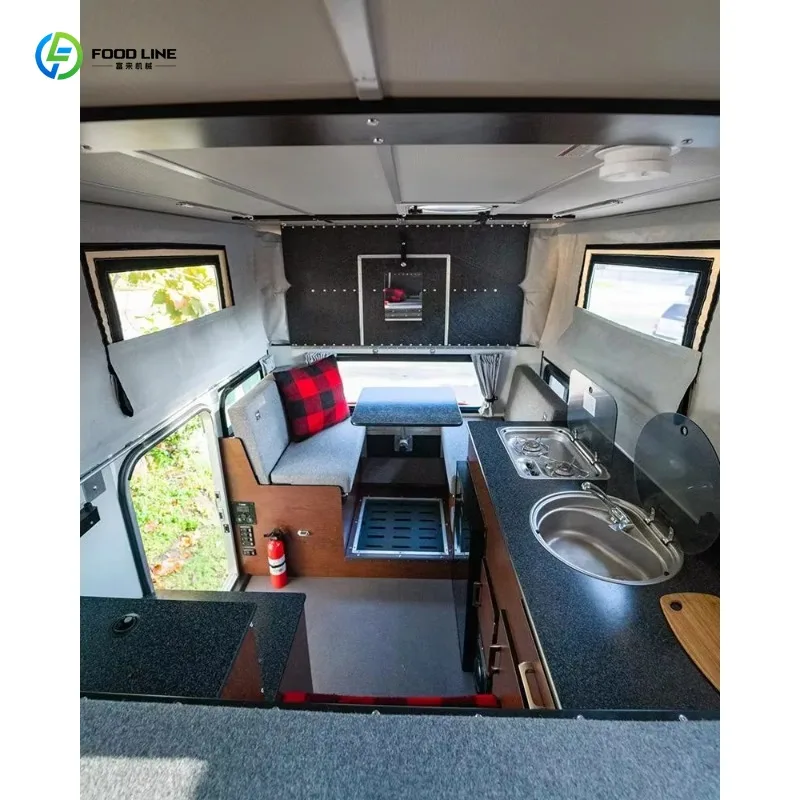Commercial Off Road Adventure Pop Up Truck Bed Camper 2026 New Design With Cook Rest Function For Travel